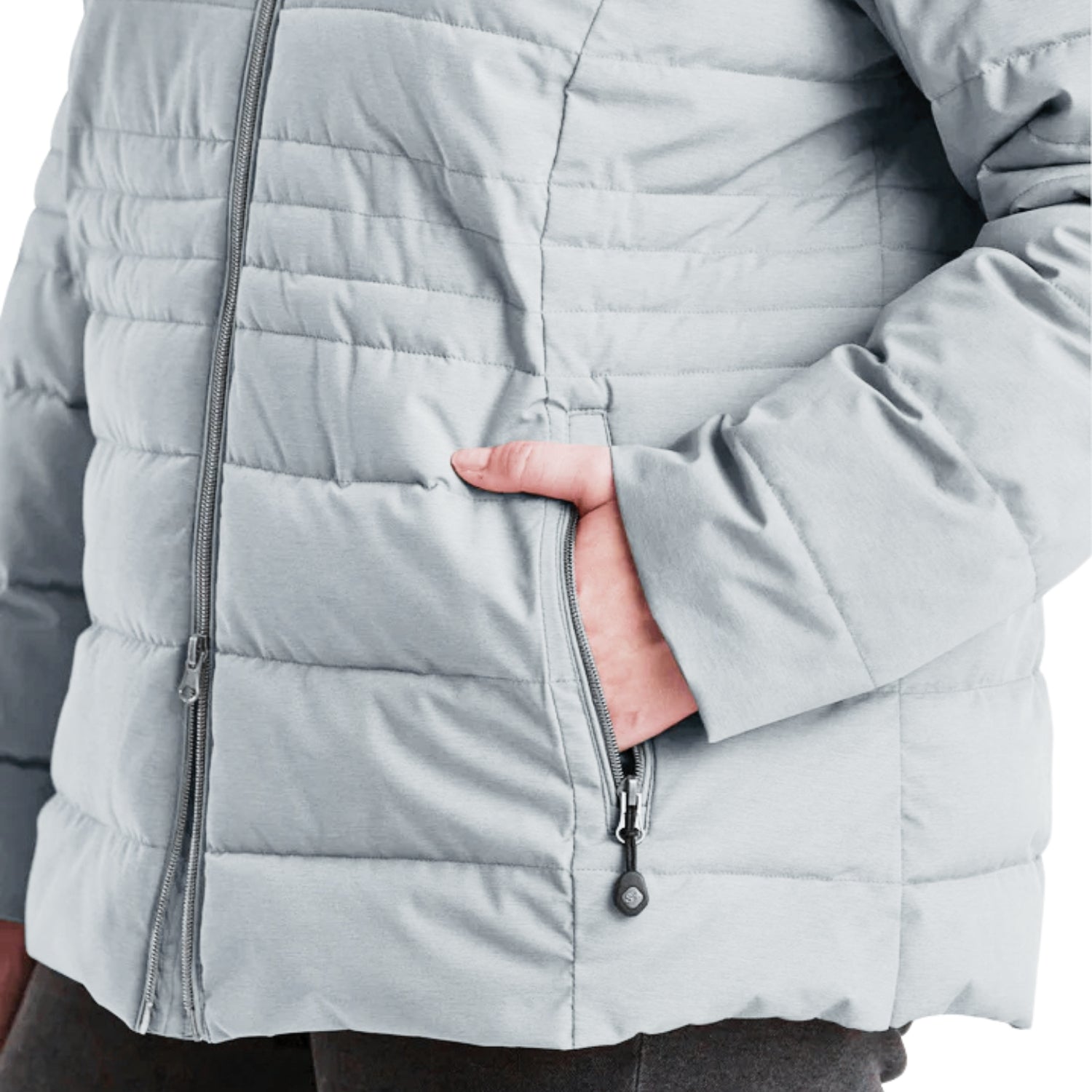 STOY Mia Women’s Plus Size Puffer Jacket Blue Sizes 24-26