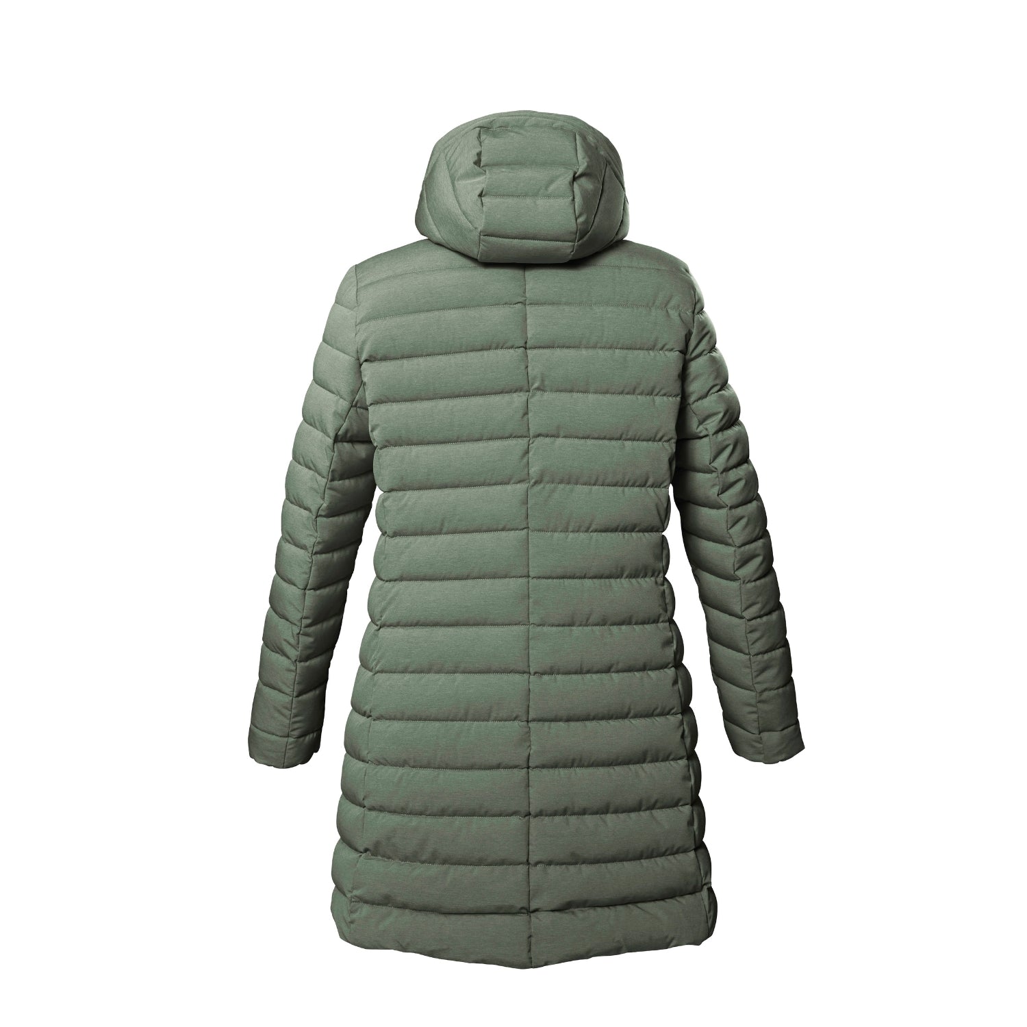 Pre-Order: Stoy Astrid Women's Plus Size Long Puffer Dark Mint Sizes 24 - 28