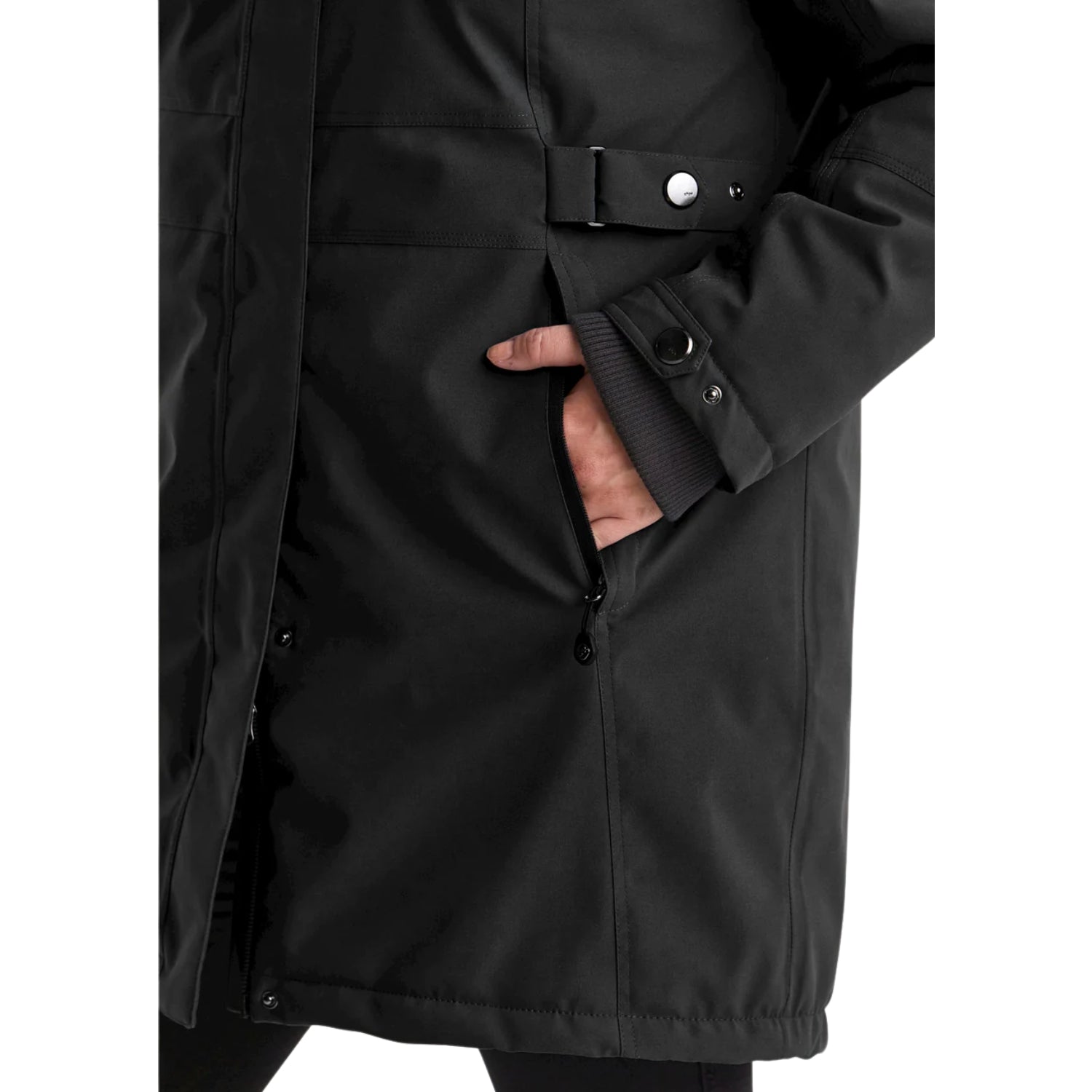 Pre-order: Stoy Alma Womens Plus Size Snow Jacket Black Sizes 20 - 24