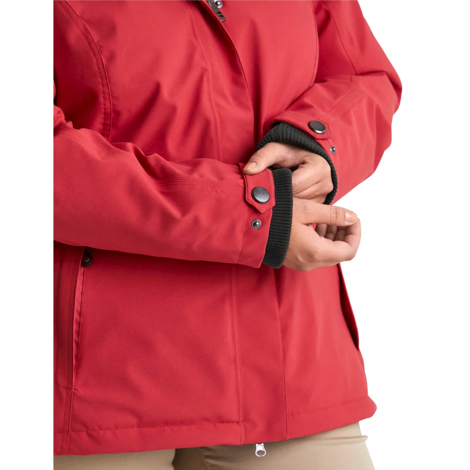 Pre-order: Stoy Agnes Tech Womens Snow Jacket Dark Rose Plus Sizes 20 - 26