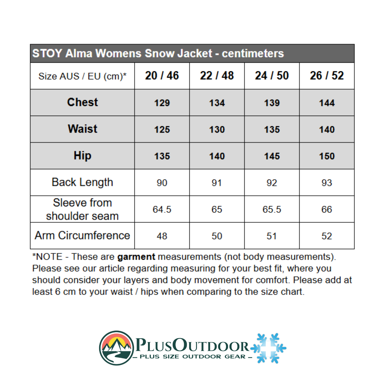 Stoy Alma Womens Plus Size Snow Jacket Storm Blue Sizes 22 - 26