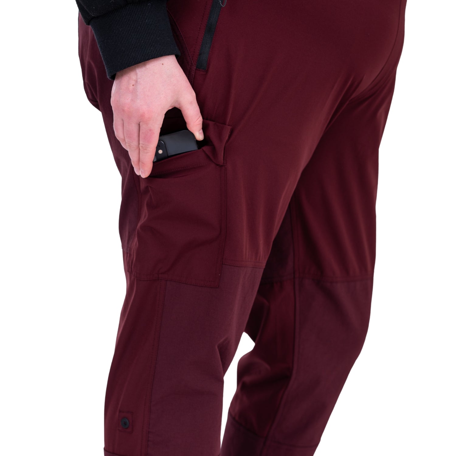 Thicket Brecken Hiking Pants BELLY FIT Burgundy Plus Sizes 20-28