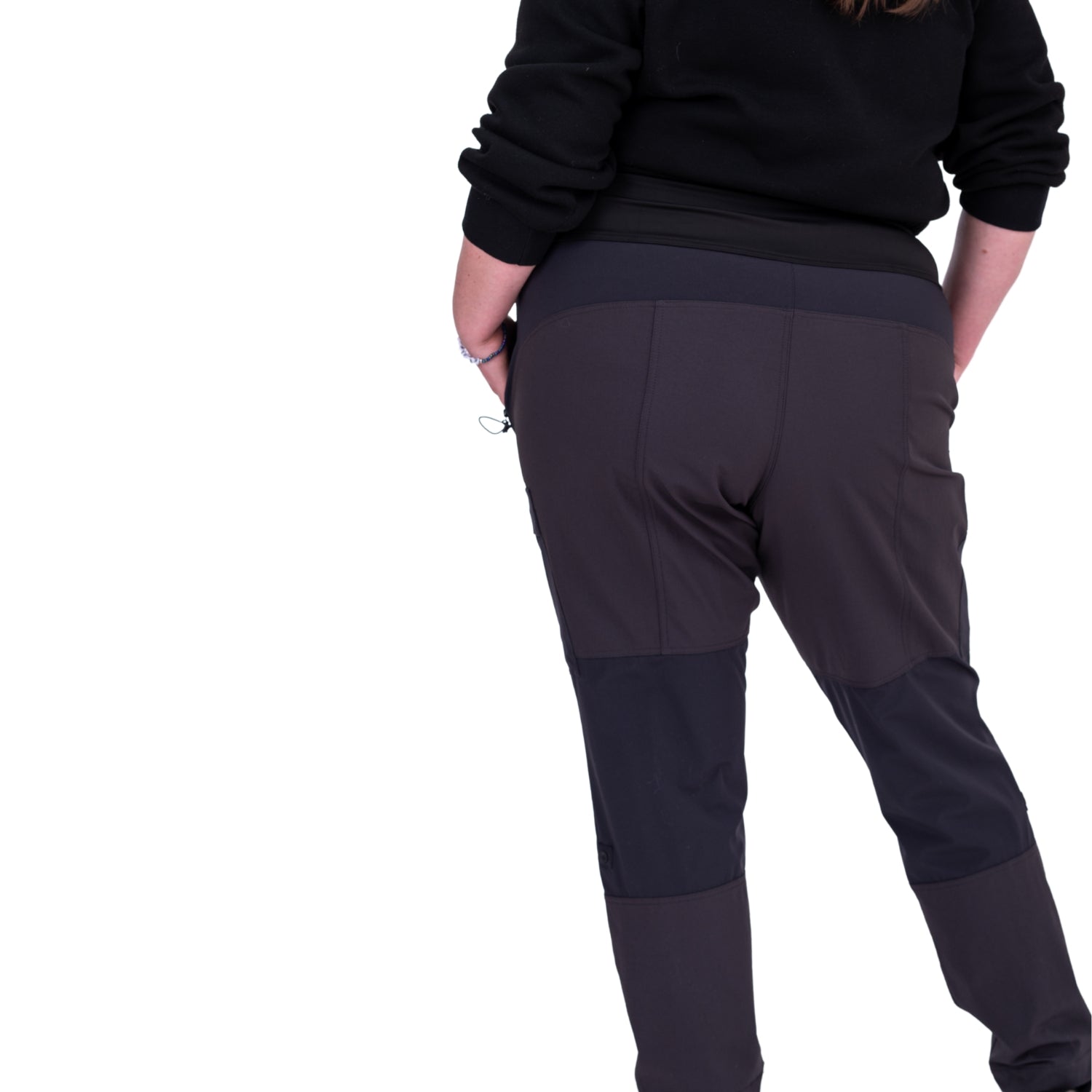 Thicket Adventure Brecken Hiking Pants BELLY FIT Grey Plus Sizes 18-34
