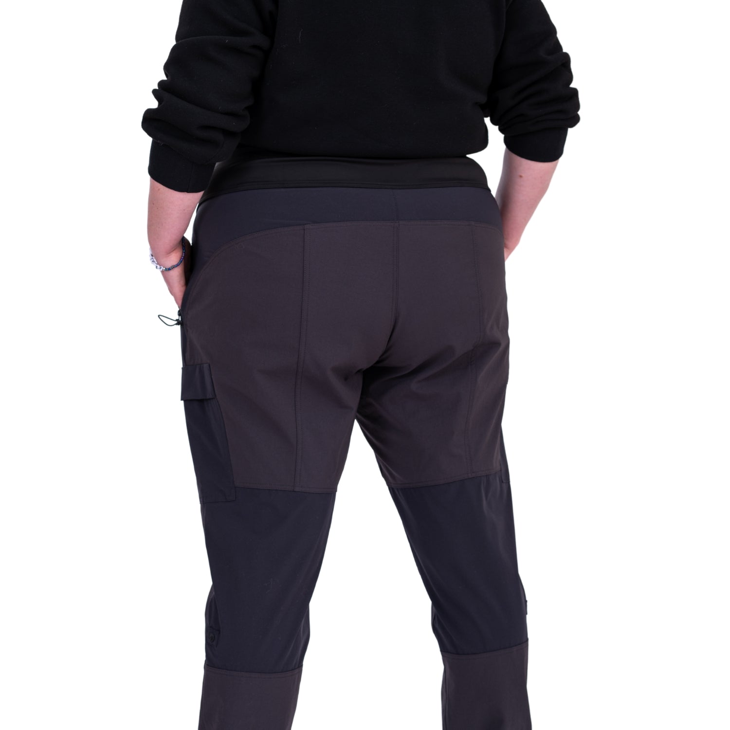 Thicket Adventure Brecken Hiking Pants BELLY FIT Grey Plus Sizes 18-34