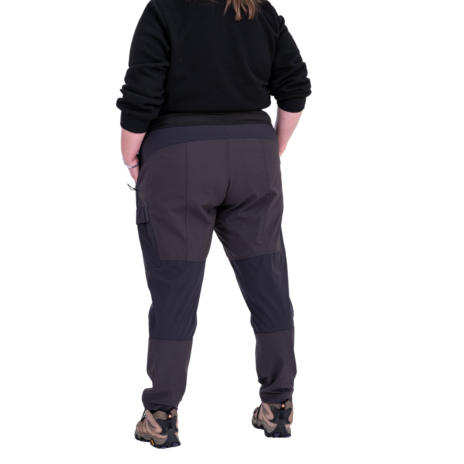 Thicket Adventure Brecken Hiking Pants BELLY FIT Grey Plus Sizes 18-34