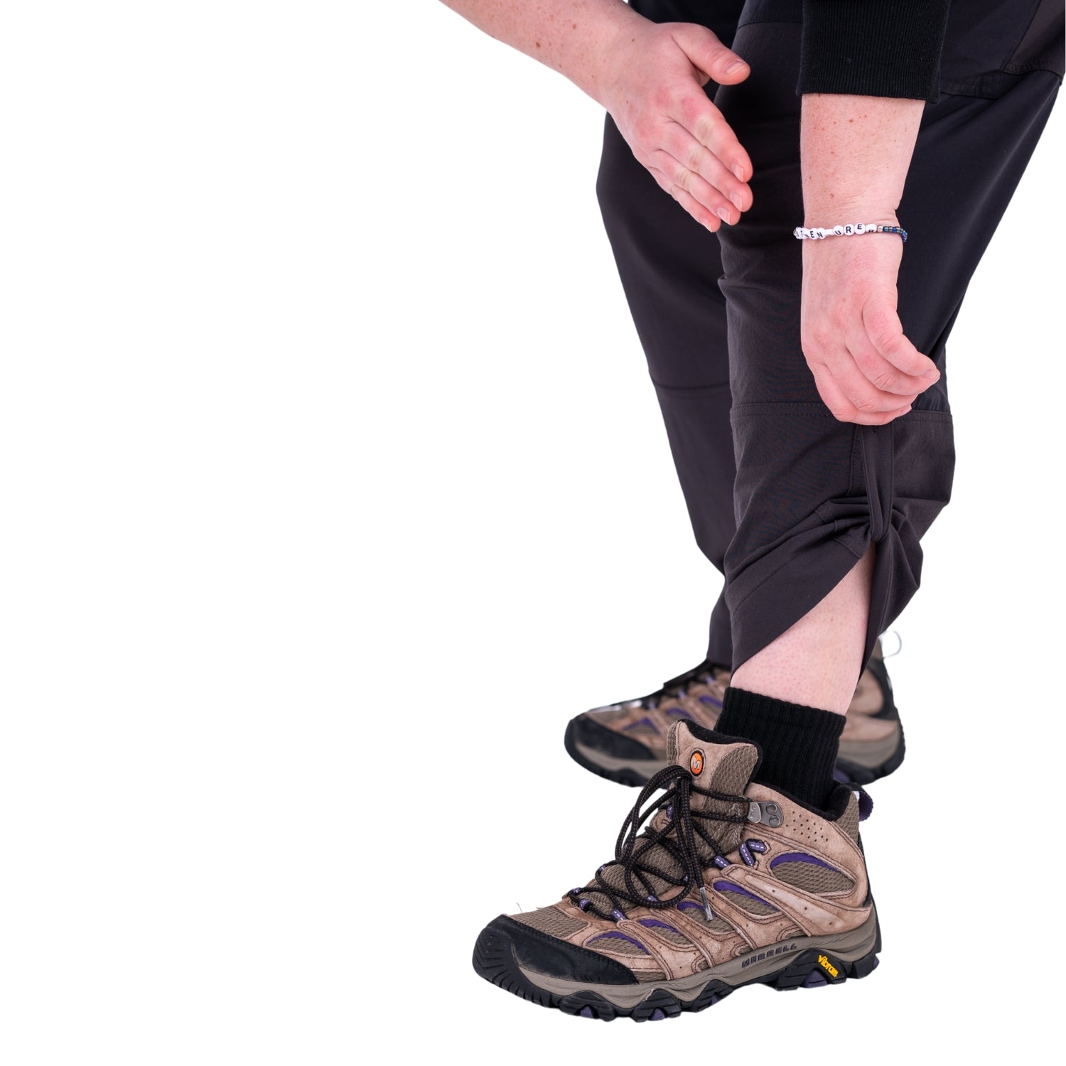 Thicket Adventure Brecken Hiking Pants BELLY FIT Grey Plus Sizes 18-34
