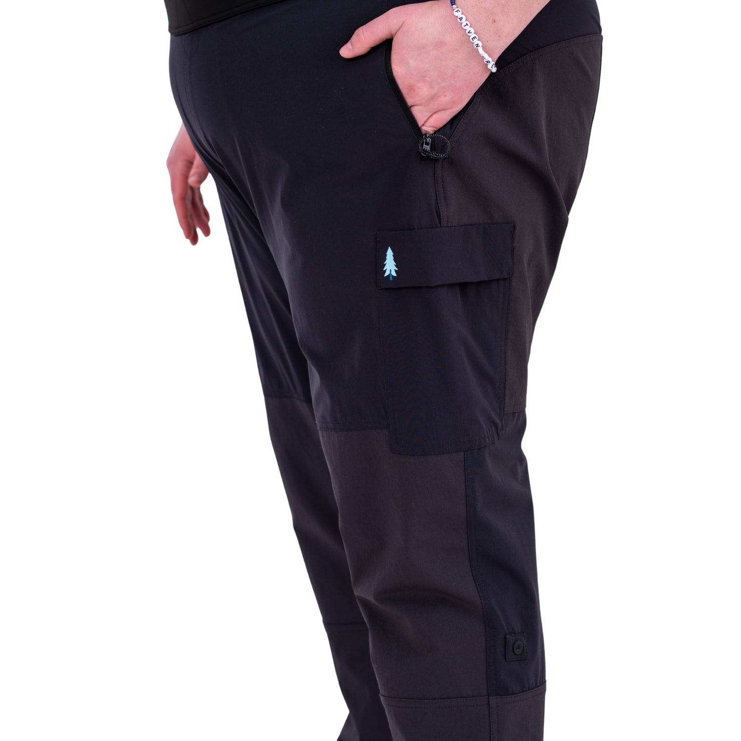 Thicket Adventure Brecken Hiking Pants BELLY FIT Grey Plus Sizes 18-34