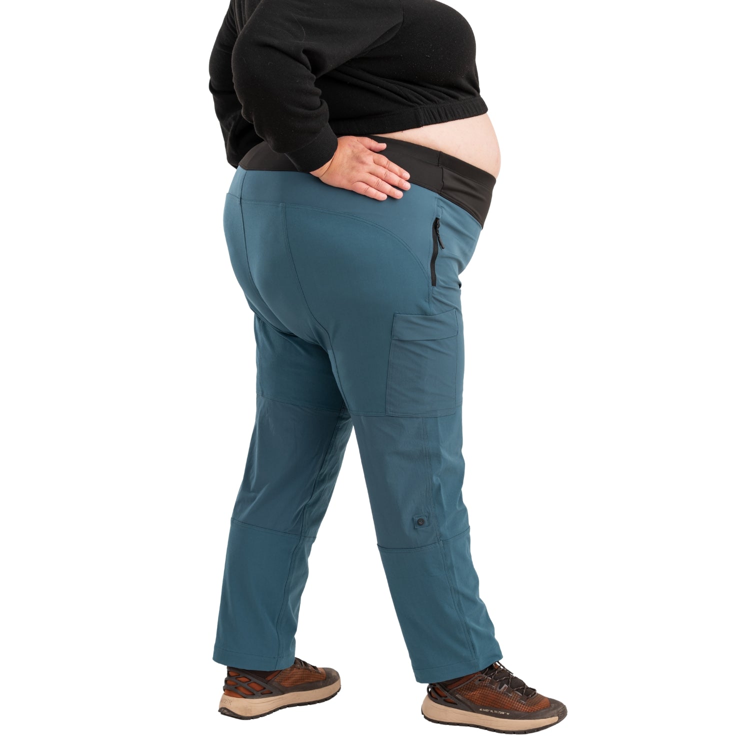 Thicket Adventure Brecken Hiking Pants BOOTY FIT Blue Plus Sizes 18-28