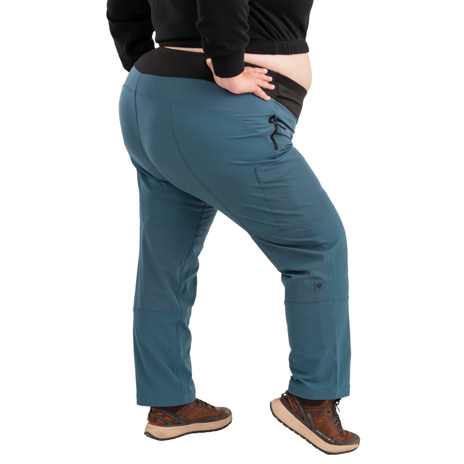 Thicket Adventure Brecken Hiking Pants BOOTY FIT Blue Plus Sizes 18-28