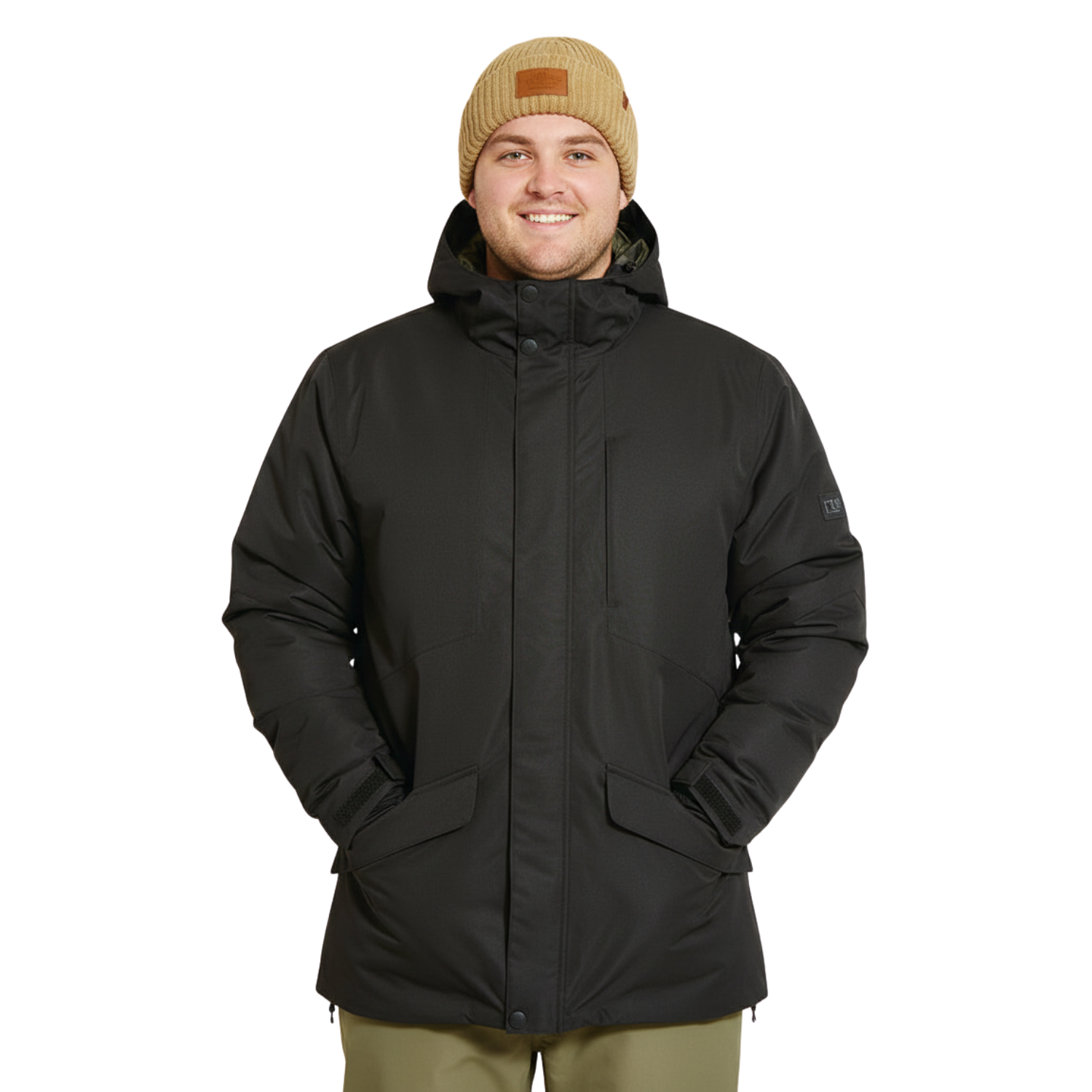 XTM Brooks II Mens Plus Size Jacket Black Size 3XL