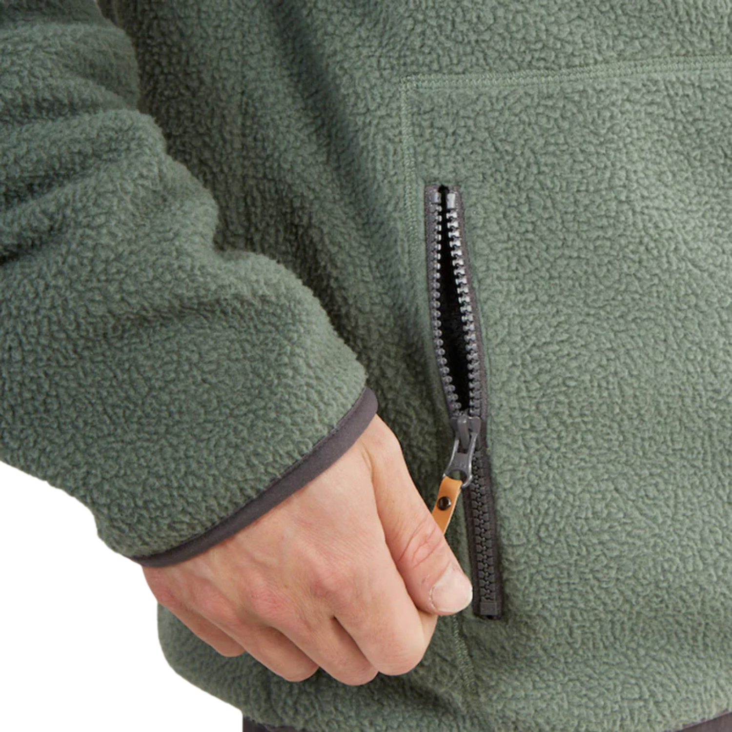 XTM Drifter Men's Plus Size Full Zip Fleece Jacket Green Size 3XL