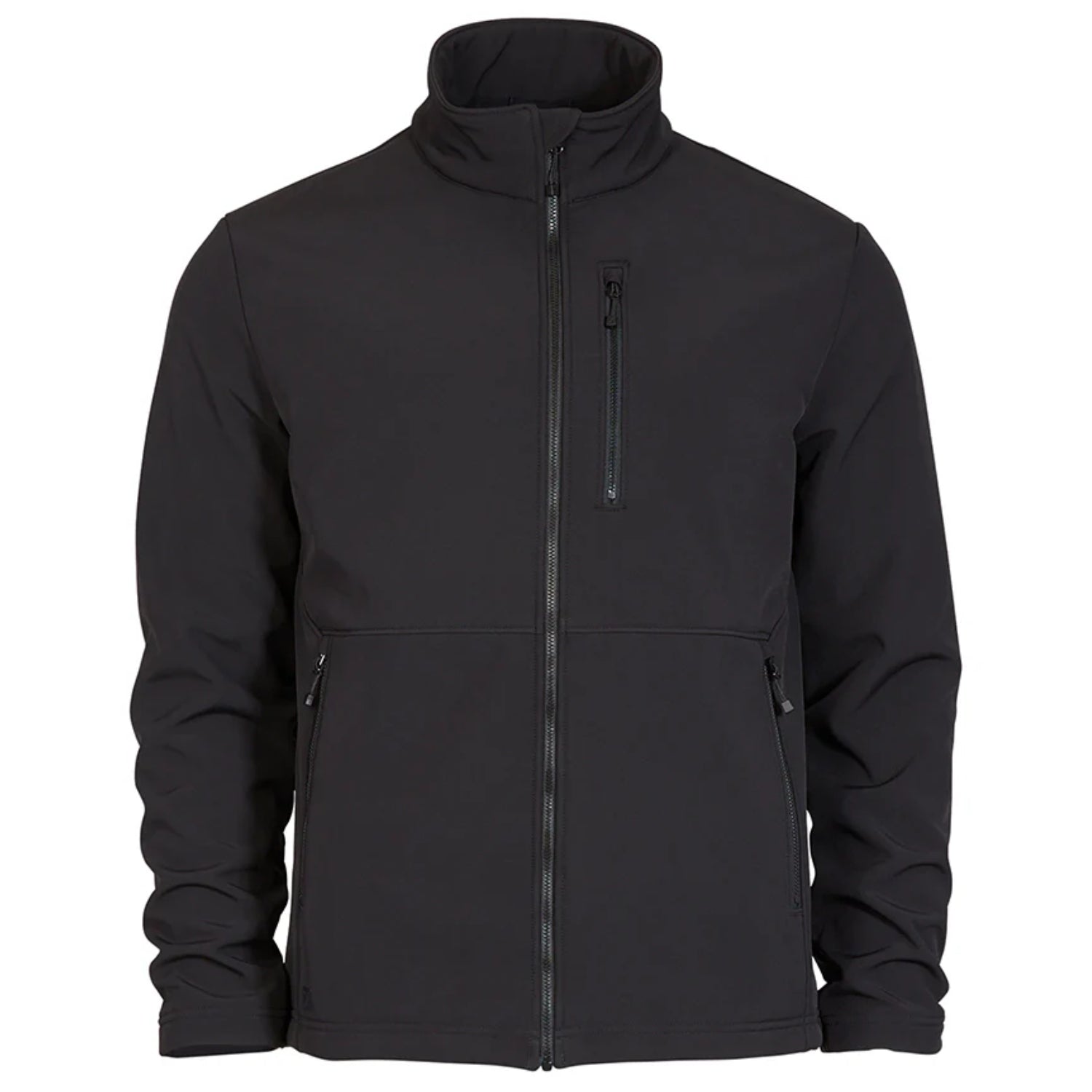 XTM Howl Unisex Softshell Jacket Black Plus Size 3XL