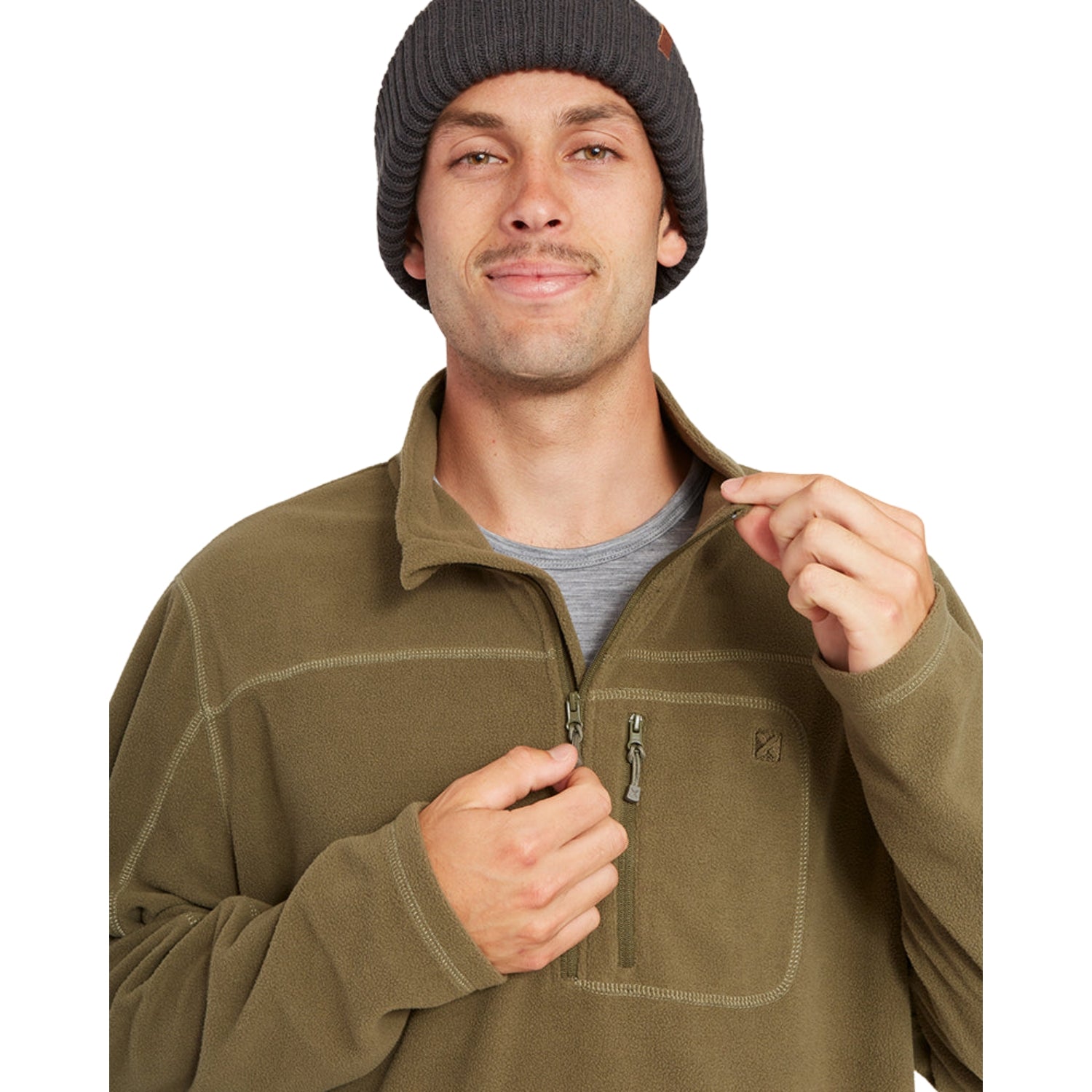 XTM Marengo 1/4 Zip Neck Mens Plus Size Fleece Kalamata Size 2XL - 3XL