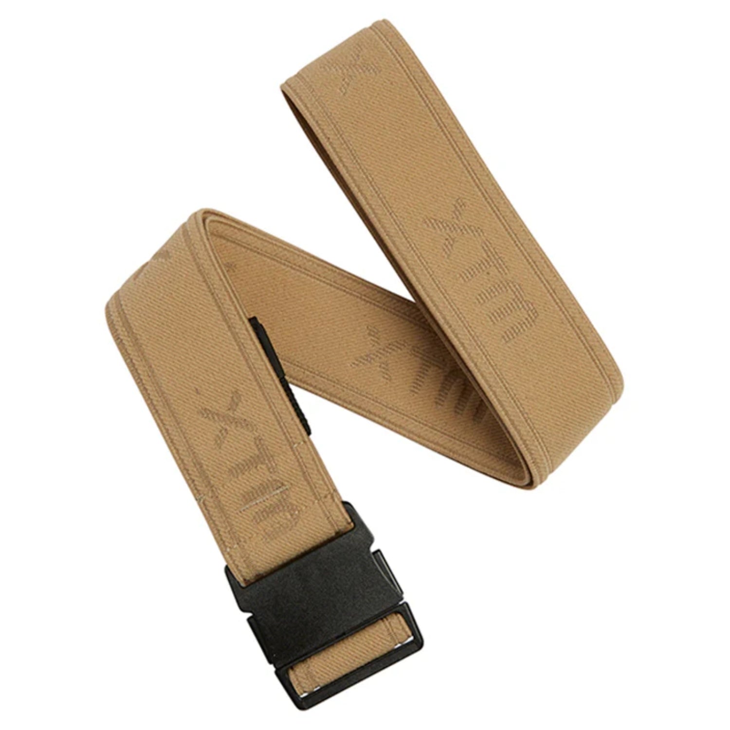 XTM Stretch Belt Low Profile Black and Sand