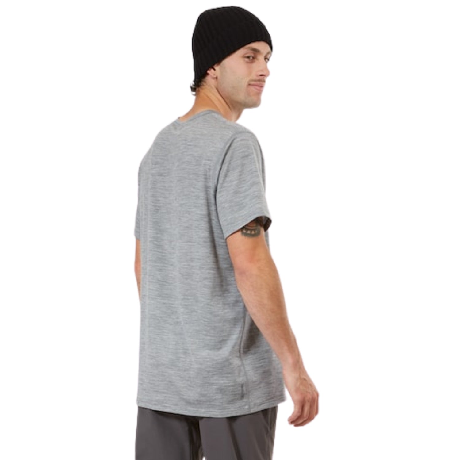 XTM Trail Merino Wool Mens Plus Size T-Shirt Grey Sizes 2XL - 7XL