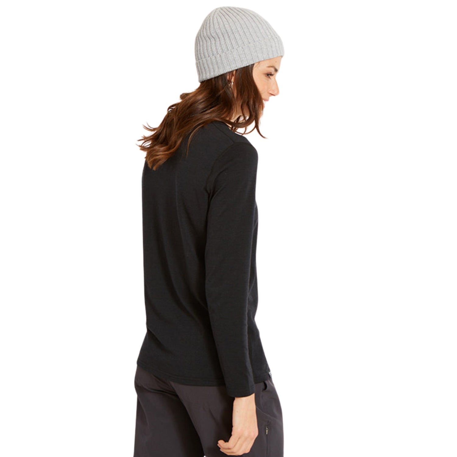 XTM Traverse Merino Wool Women's Long Sleeve Shirt Black Sizes 18 - 26