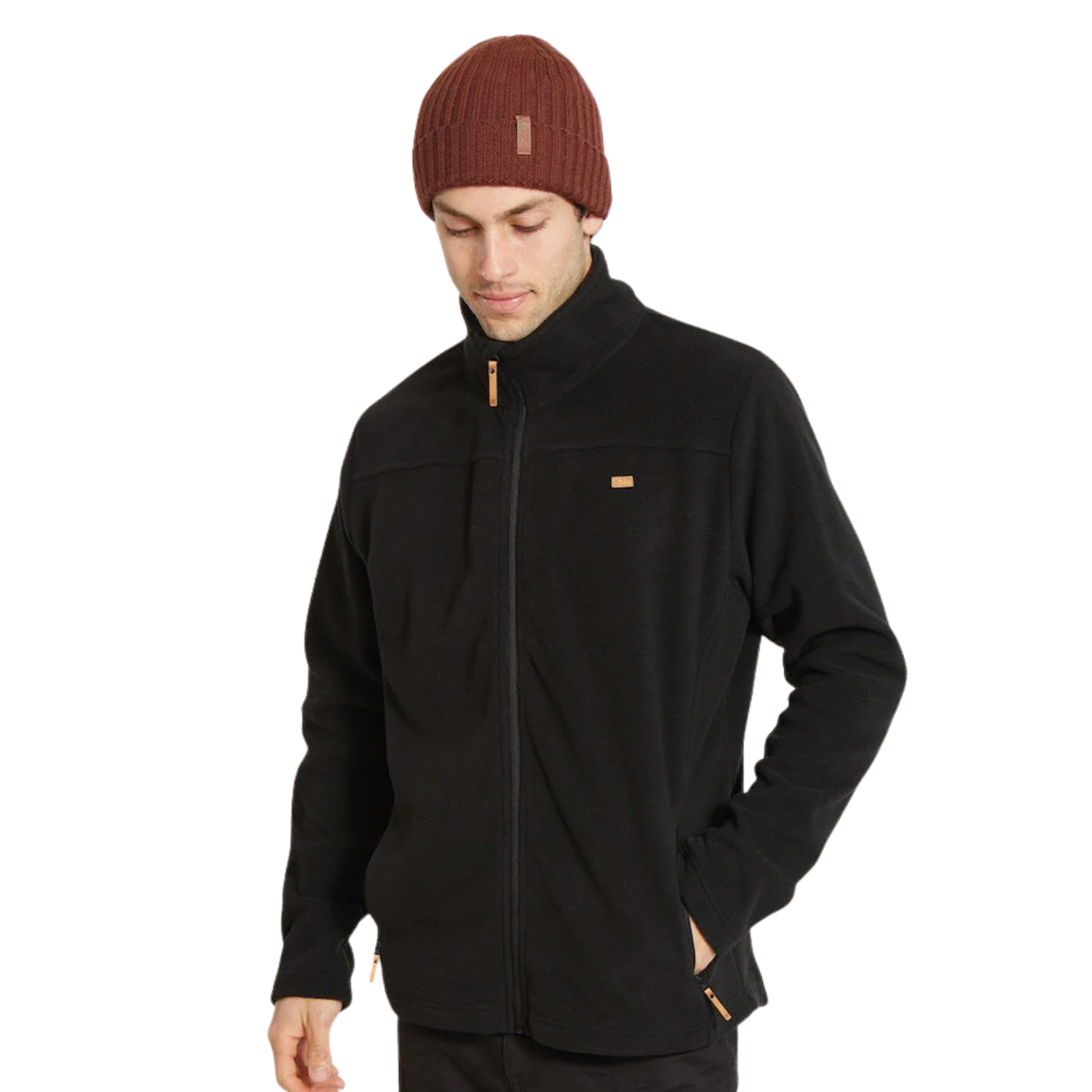 XTM Wanderer Men's Plus Size Fleece Jacket Black Size 3XL