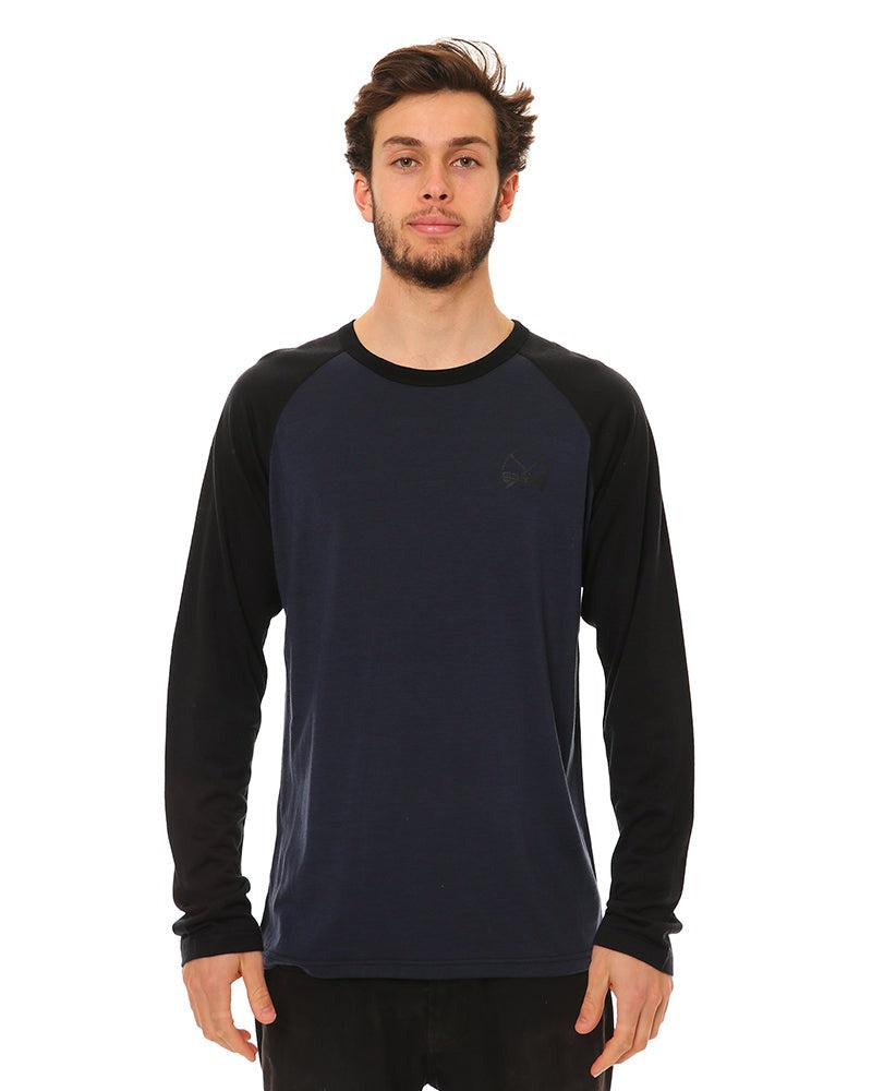 XTM Mountain Merino Wool Men’s Long Sleeve Navy 3XL-6XL