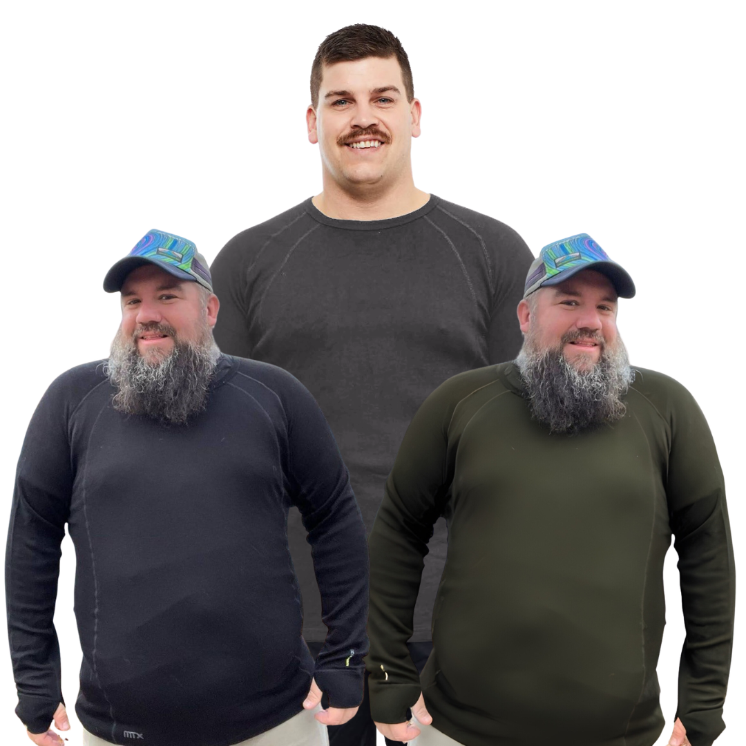 XTM Siberia Merino Wool Unisex Plus Size Thermal Top XL-7XL