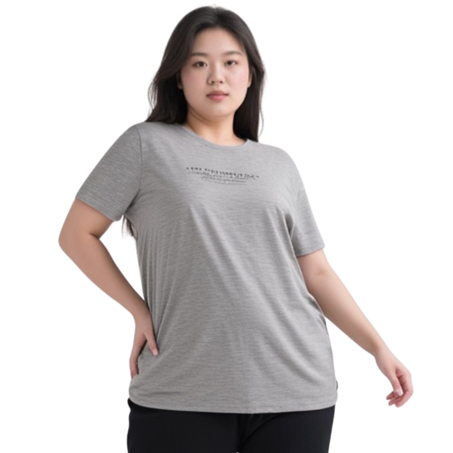 XTM Trail Merino Wool Unisex Plus Size T-Shirt Grey Sizes 2XL - 7XL