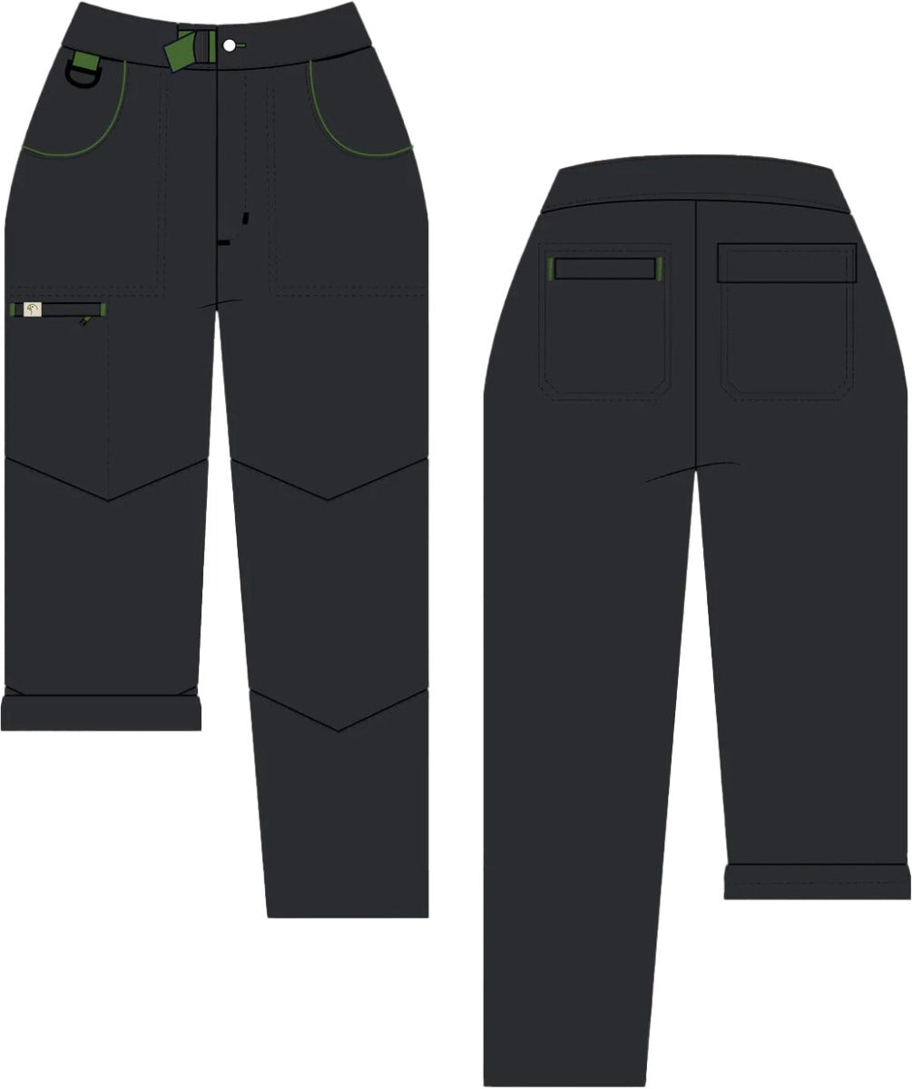 Alpine Parrot Ponderosa Hiking Pant Mountain Fit Black Size US 18 (AU 22)