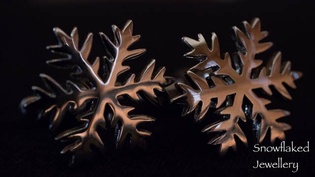 Anthony Mens Snowflake Silver Cufflinks Snowflaked Jewellery