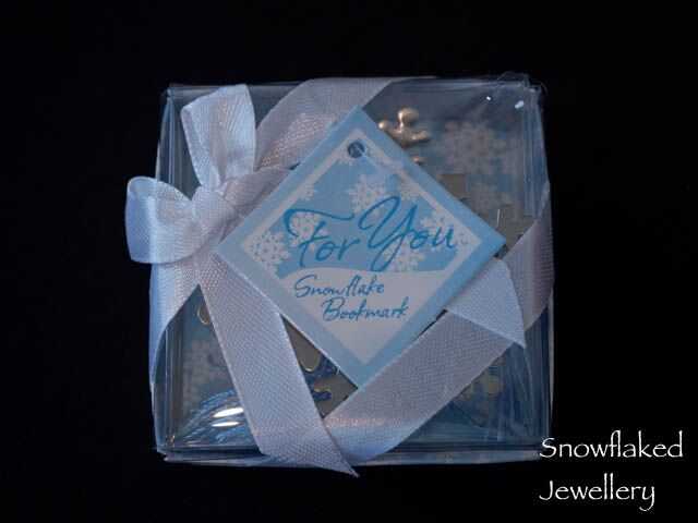 Bianca Silver Snowflake Bookmark