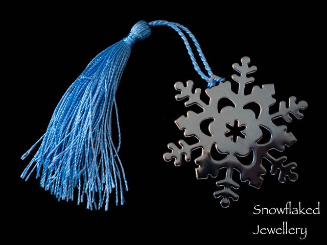 Bianca Silver Snowflake Bookmark
