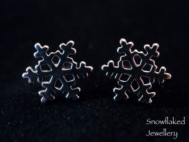 Bridget Sterling Silver Snowflake Stud Earrings