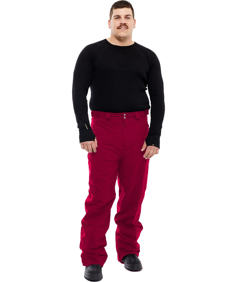 CLEARANCE - Cartel Arctic Stretch Unisex Snow Pant Cherry Ripe Size 2XL