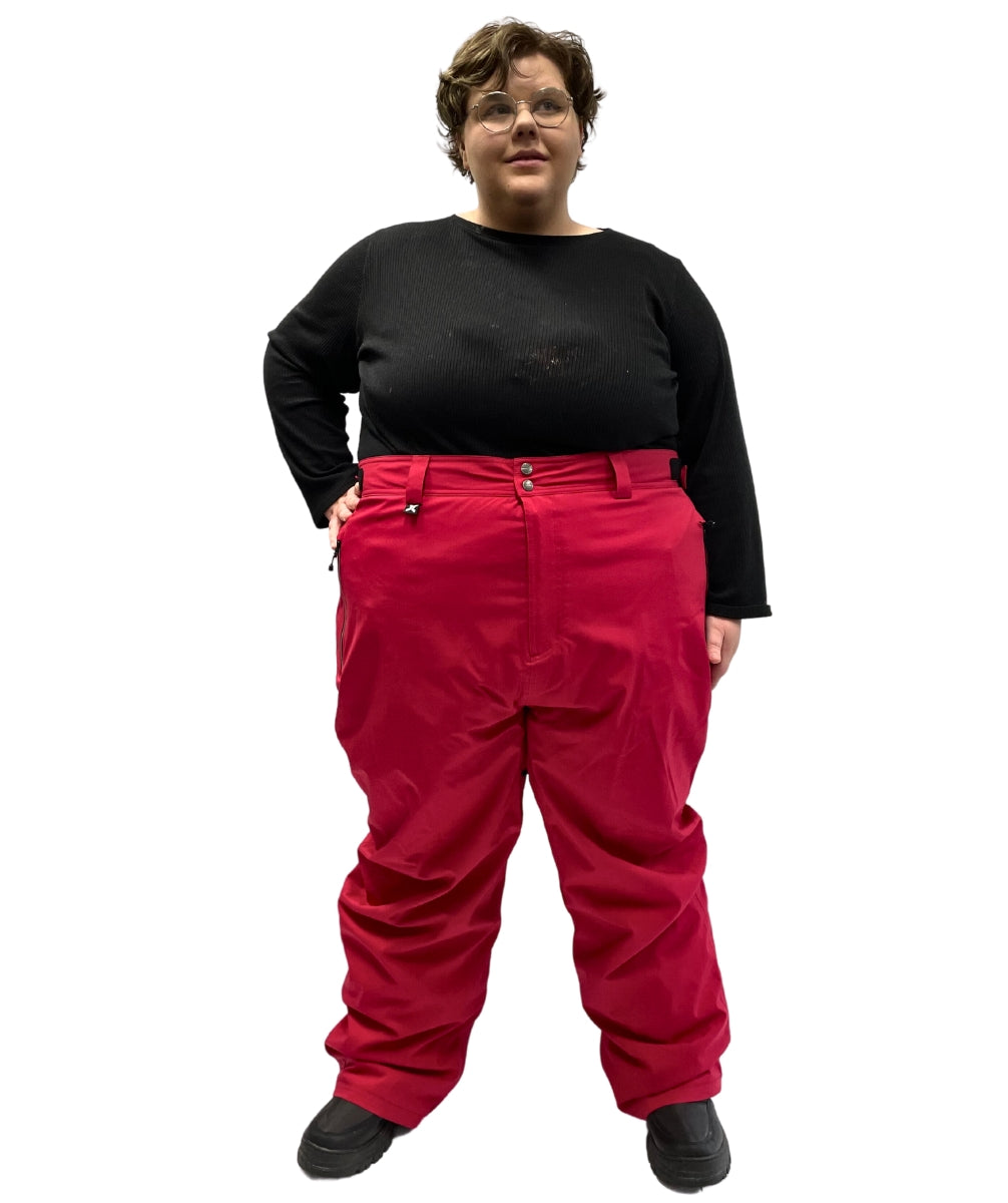 CLEARANCE - Cartel Arctic Stretch Womens Snow Pant Cherry Ripe Size 2XL