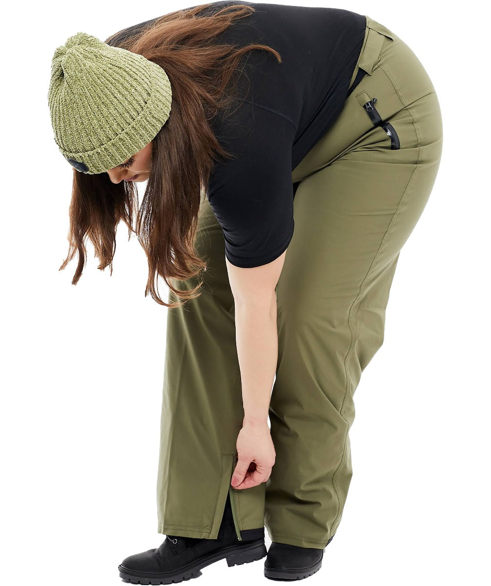 Cartel Arctic Stretch Womens Ski Pants Army Plus Sizes 3XL-8XL