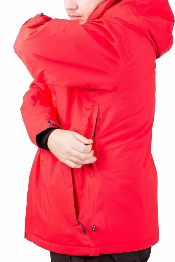 Cartel Bankso Mens Plus Size Ski Jacket Red Stretch 3XL-5XL & 8XL