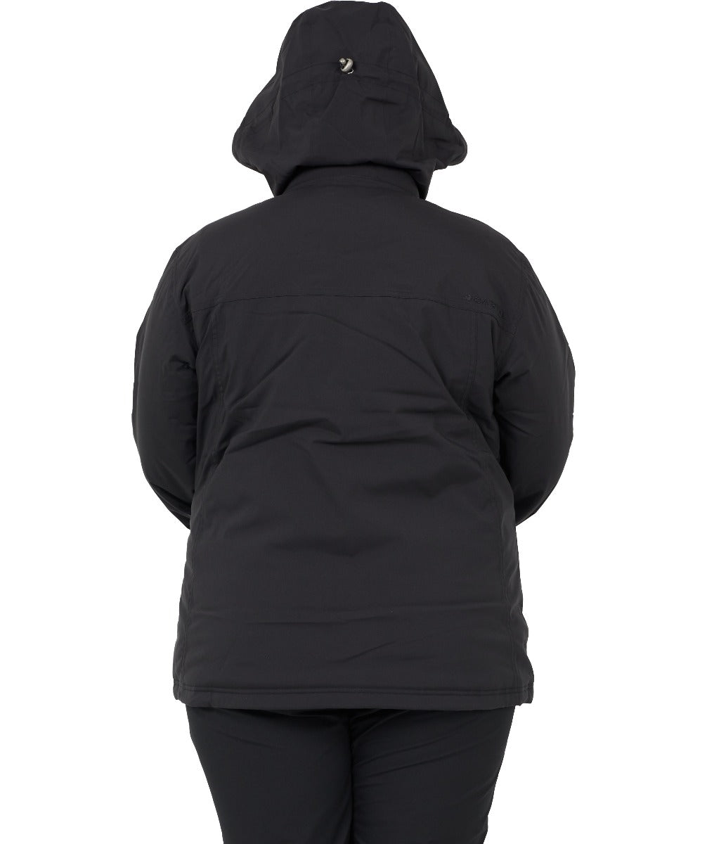 Cartel Brooklyn Stretch Women's Plus Size Ski Jacket Black Sizes 16-30