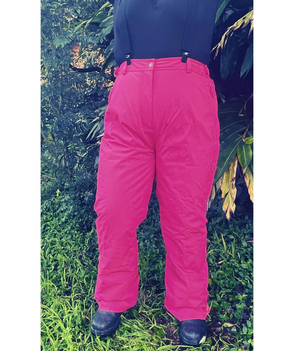 Cartel Canada Stretch Ski Pants Pink Plus Sizes 18-30