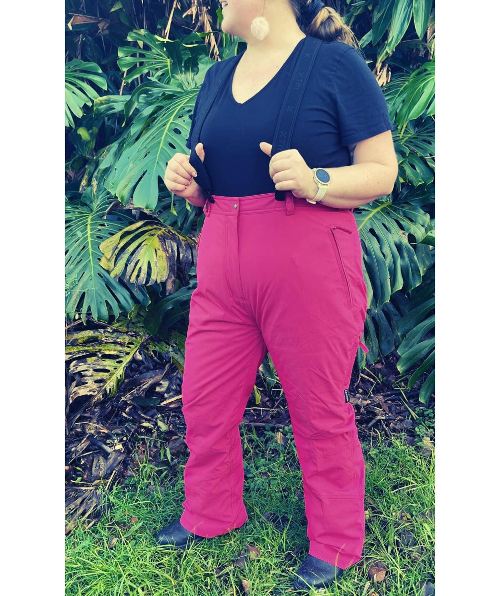 Cartel Canada Stretch Ski Pants Pink Plus Sizes 18-30