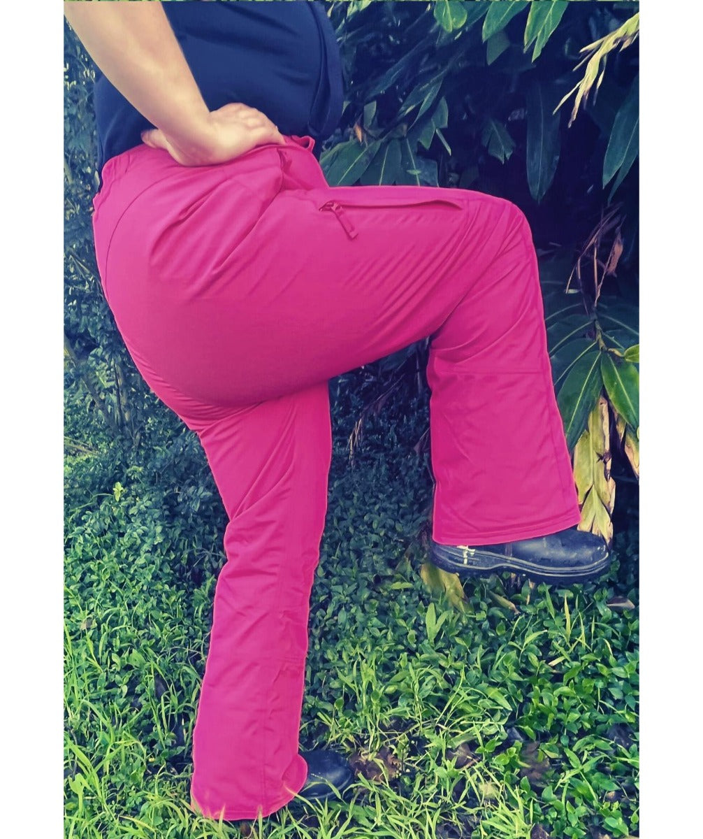 Cartel Canada Stretch Ski Pants Pink Plus Sizes 18-30