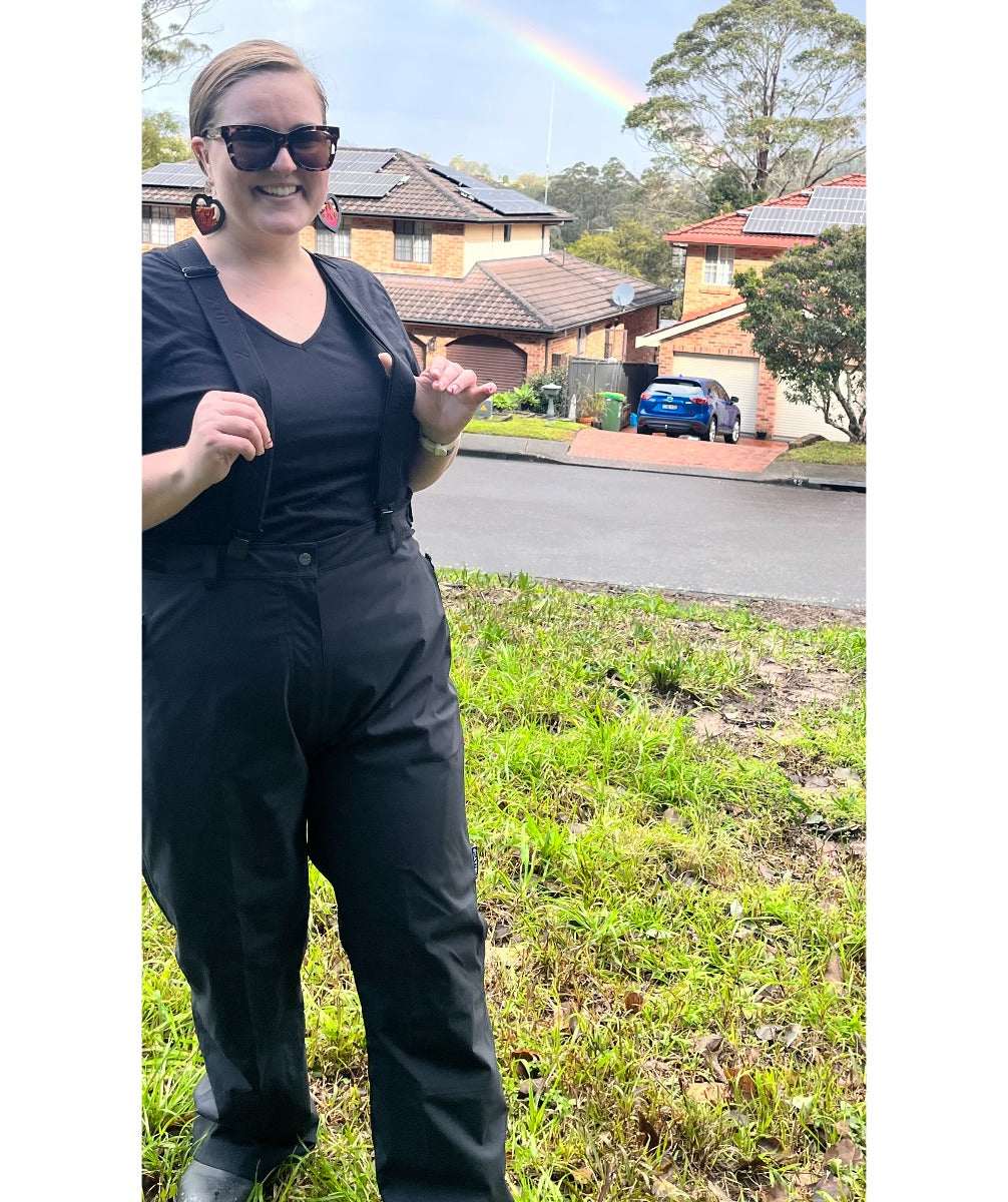 CLEARANCE - Cartel Canuck Stretch Shell Pants Black Short Size 28