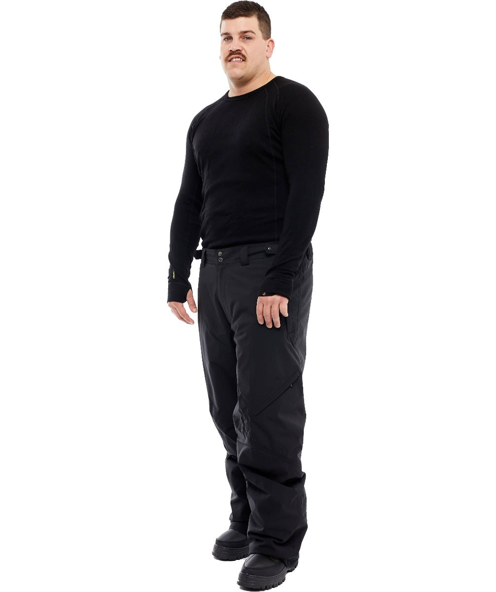 Cartel Kiroro Mens Stretch Ski Pants Blue Plus Sizes 3XL + 6XL