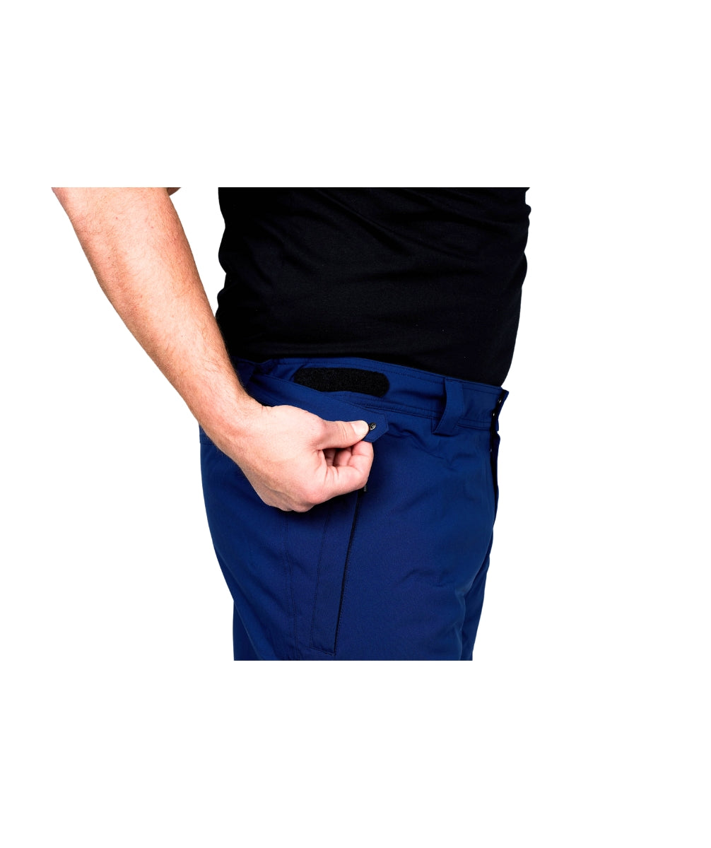 Cartel Kiroro Mens Stretch Ski Pants Blue Plus Sizes 3XL + 6XL