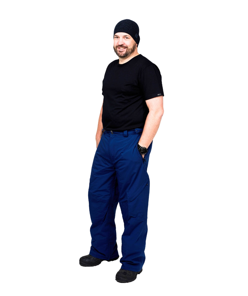 Cartel Kiroro Mens Stretch Ski Pants Blue Plus Sizes 3XL + 6XL