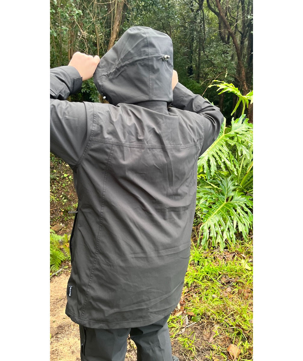 CLEARANCE - Cartel Seattle Stretch Shell Jacket Army Green Plus Size 18