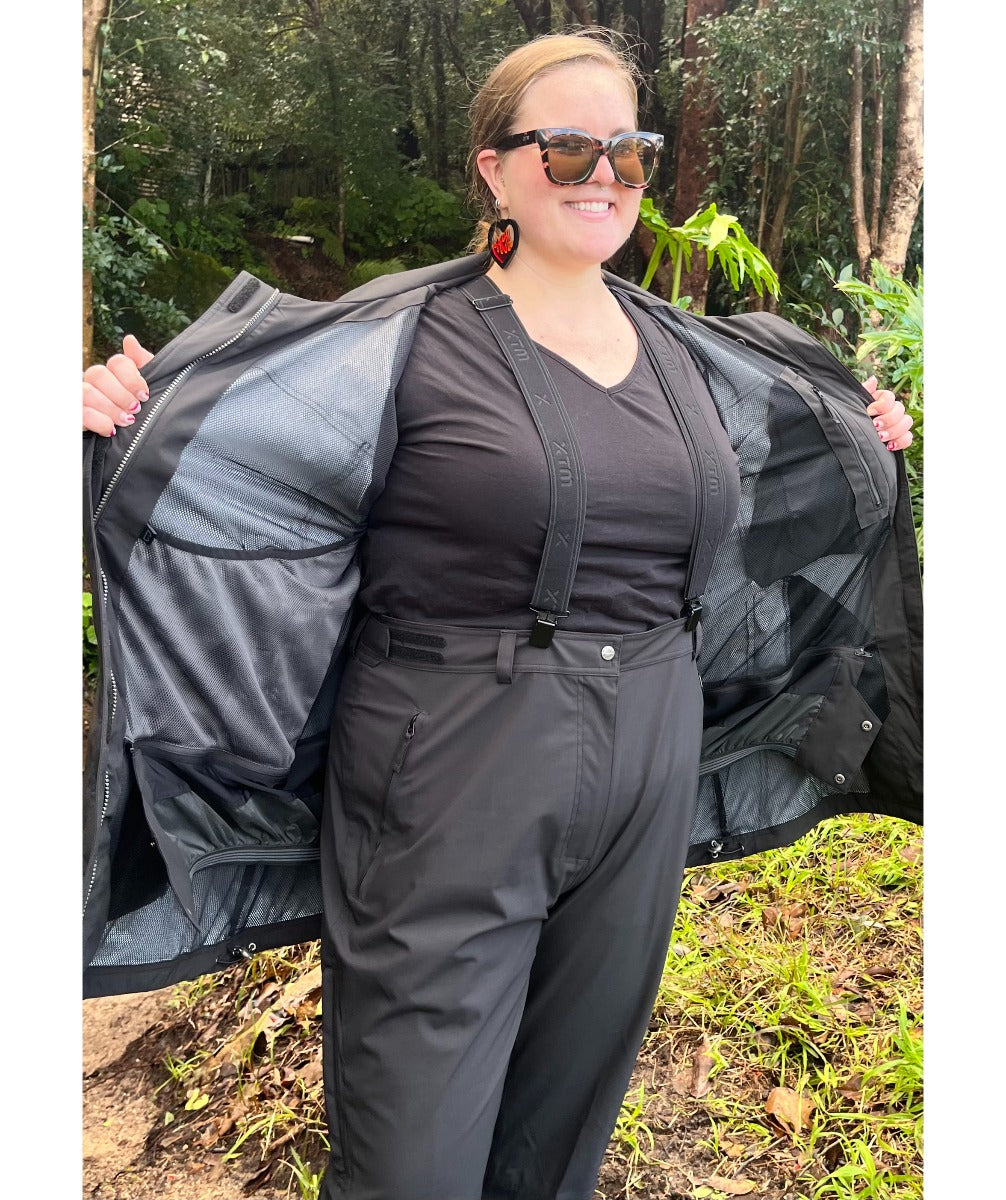 CLEARANCE - Cartel Seattle Stretch Shell Jacket Army Green Plus Size 18