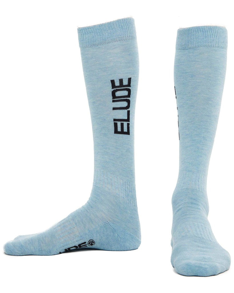 Elude Fire Merino Wool Ski Socks Clear Sky