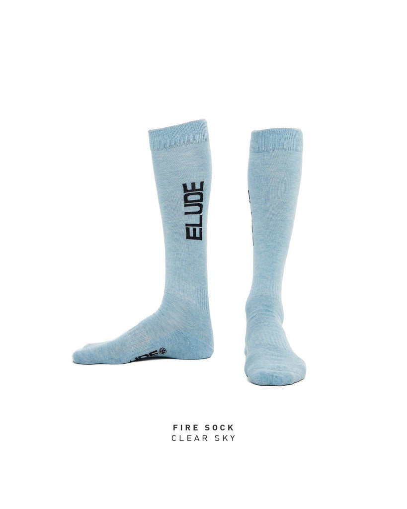 Elude Fire Merino Wool Ski Socks 3 Pack Sizes 7 - 14