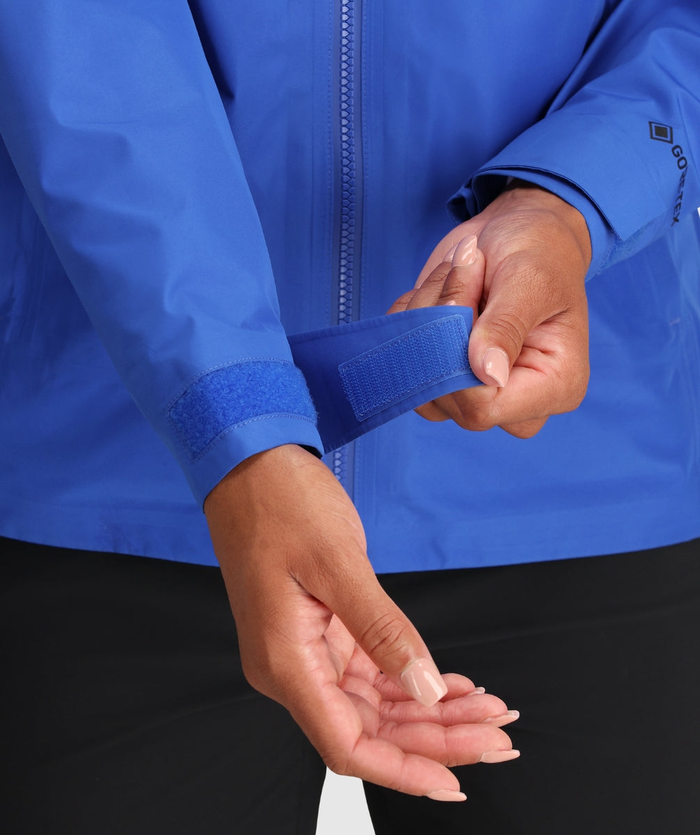 Outdoor Research Women’s Aspire II Goretex Rain Shell Jacket Ultramarine sizes 2X & 4X