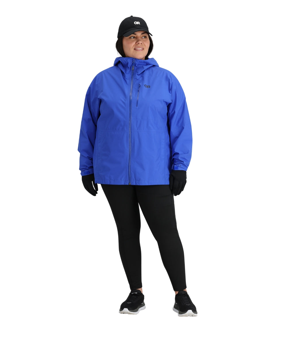 Outdoor Research Women’s Aspire II Goretex Rain Shell Jacket Ultramarine sizes 2X & 4X