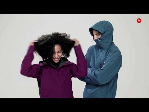 CLEARANCE - Marmot Minimalist Goretex Shell Women's Plus Size Rain Jacket Purple 1X - 2X