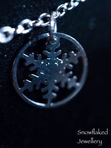 Kelly Snowflake Silver Anklet Womens Snowflaked Jewellery