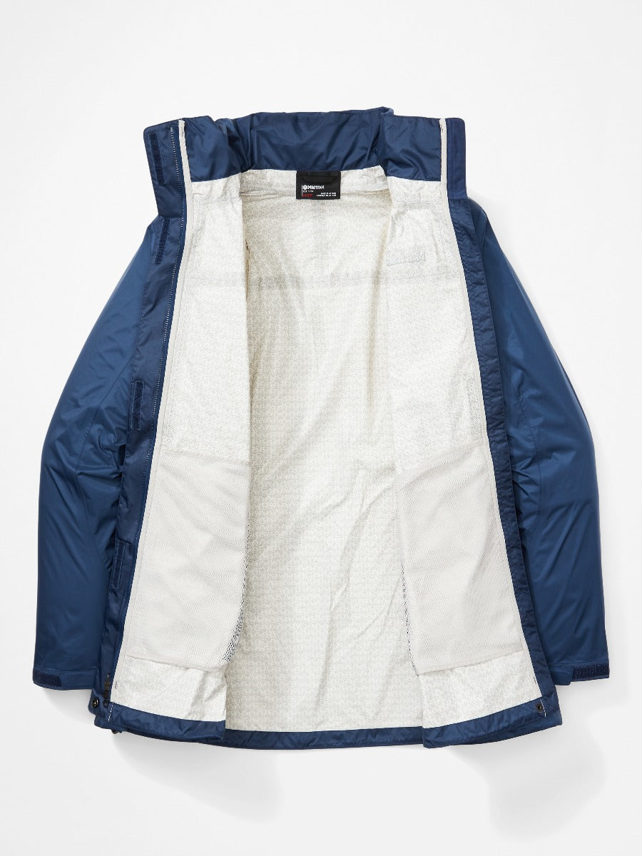 CLEARANCE - Marmot Precip Eco Womens Plus Size Rain Jacket Shell Navy Size 1X